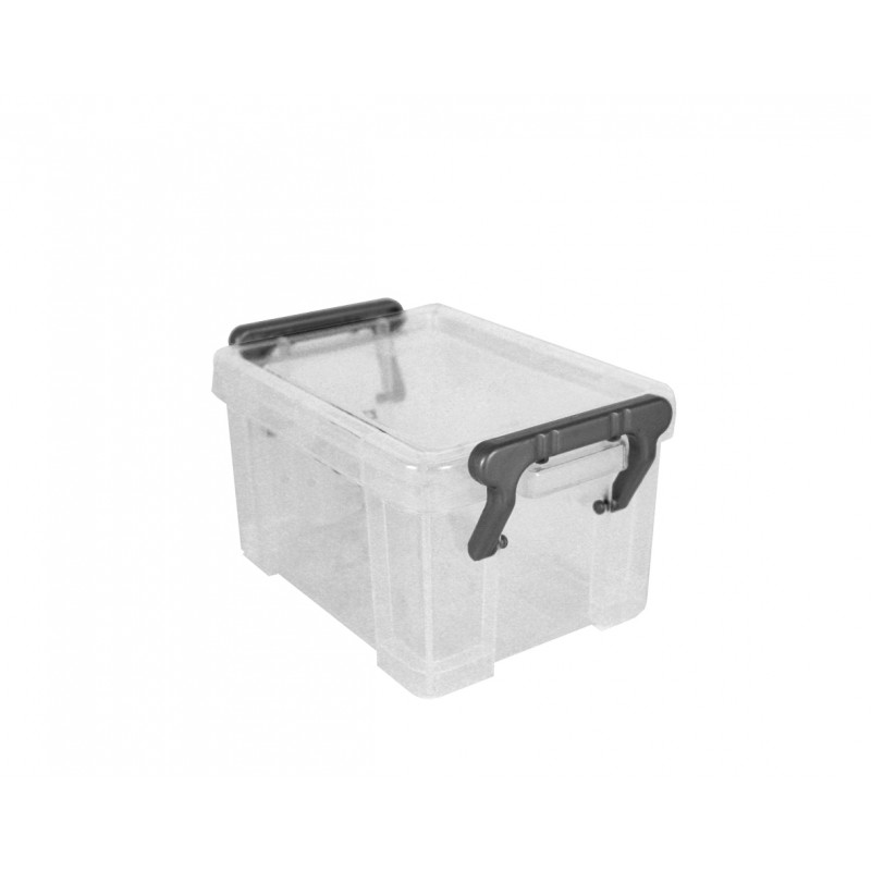 Boite de rangement plastique 0.13L incolore - Clementinafrog