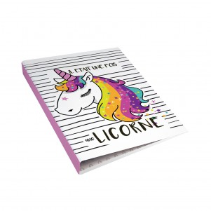 Classeur à anneaux Licorne Classeur à anneaux Licorne