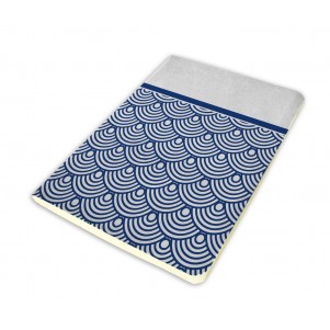 Carnet 11x15cm couverture souple Japanese Waves