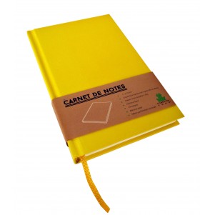 Carnet de notes Color petit modèle jaune