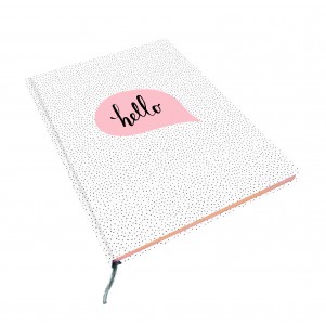 Carnet de notes 15x21cm Hello