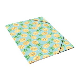 Pochette rabat simple Ananas