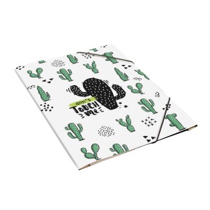 Pochette rabat simple Cactus