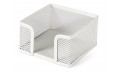 Porte mémo en métal blanc