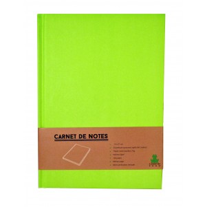 Carnet de notes Color grand modèle vert