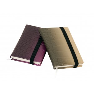 Carnet de notes Croco violet 6,5x10,5cm Carnet de notes Croco violet 6,5x10,5cm