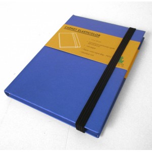 Carnet de notes Elasticolor Bleu