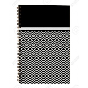 Carnet à spirales Noir et Blanc Carnet à spirales Noir et Blanc