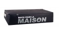 Boite de rangement souple "Sous le lit" noire