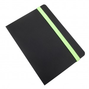 Carnet de notes Elasticool - Elastique jaune