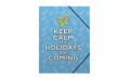 Pochette rabat simple Keep Calm