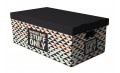 Lot 2 boites de rangement carton Important Stuff